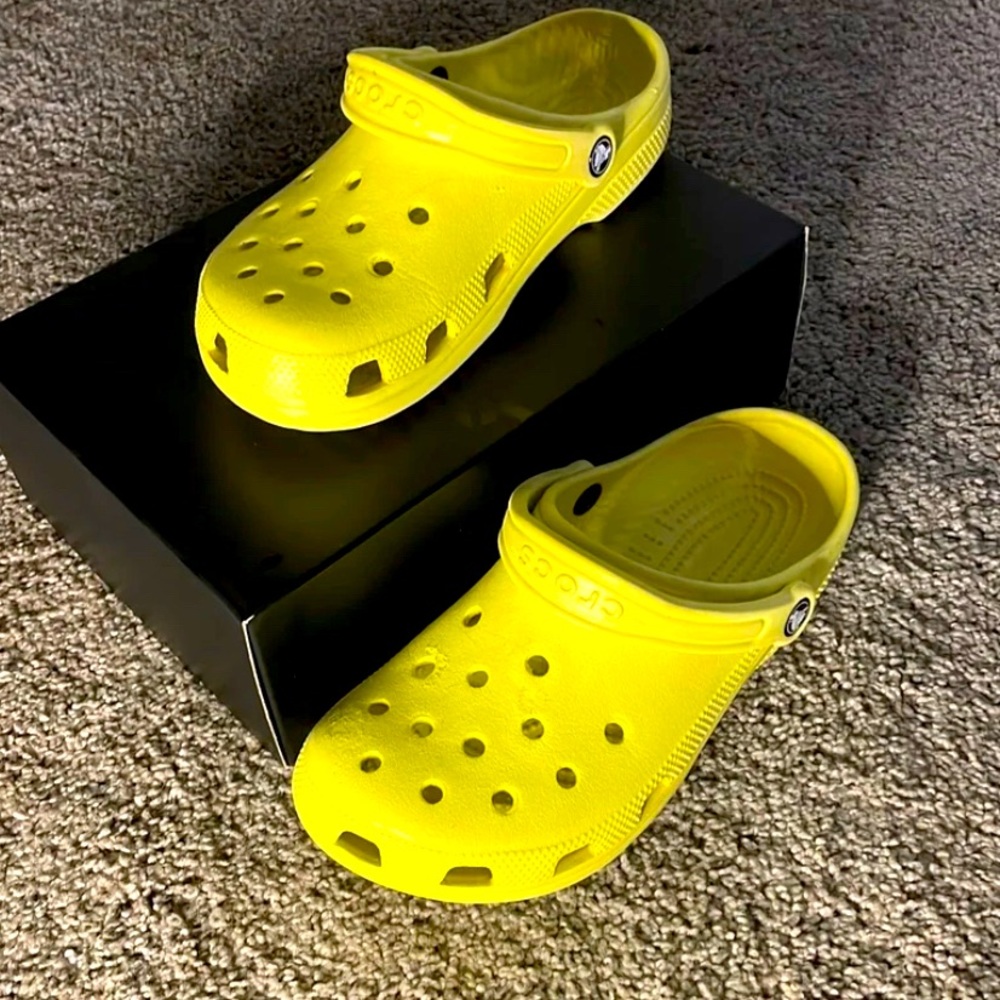 Yellow Crocs